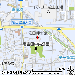 佐田岬の鬼周辺の地図
