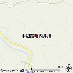 和歌山県田辺市中辺路町内井川周辺の地図
