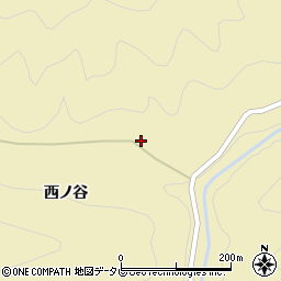 徳島県那賀郡那賀町拝宮西ノ谷45周辺の地図
