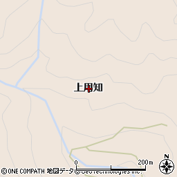 徳島県那賀郡那賀町白石上用知周辺の地図
