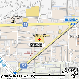 マルナカ土居田店周辺の地図