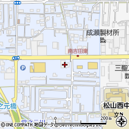 愛媛県松山市南吉田町1446周辺の地図
