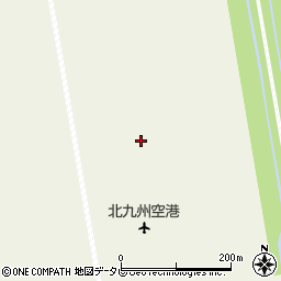 福岡県京都郡苅田町空港南町周辺の地図