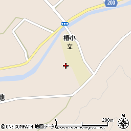 徳島県阿南市椿町黒田周辺の地図