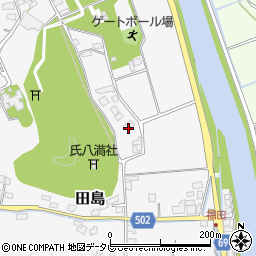 福岡県宗像市田島2387-1周辺の地図