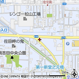 愛媛県松山市南吉田町1484周辺の地図
