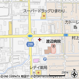 愛媛銀行空港通支店周辺の地図