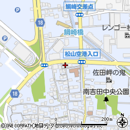 讃岐塩販売株式会社　松山営業所周辺の地図