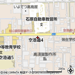 四国名鉄運輸株式会社　松山支店倉庫営業所周辺の地図