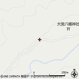 徳島県那賀郡那賀町牛輪東ばた周辺の地図