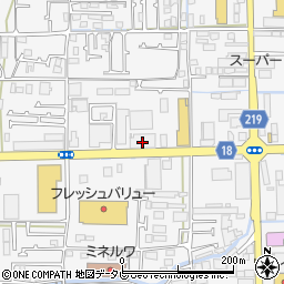 宇和島自動車運送株式会社　松山営業所周辺の地図
