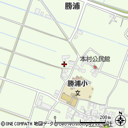 福岡県福津市勝浦2260周辺の地図