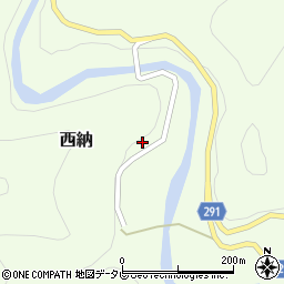 徳島県那賀町（那賀郡）西納（戸丸）周辺の地図