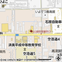 ホンダカーズ愛媛松山空港通店周辺の地図