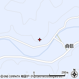 徳島県阿南市新野町前田周辺の地図