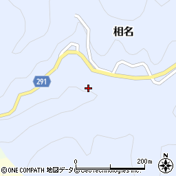 徳島県那賀郡那賀町相名石田周辺の地図