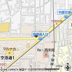 ミントヘアー　竹原店周辺の地図