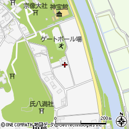 福岡県宗像市田島2368-3周辺の地図