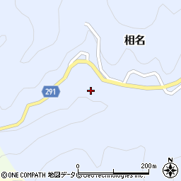 徳島県那賀郡那賀町相名大平周辺の地図