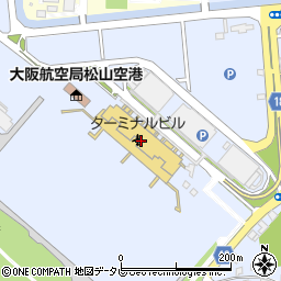 愛媛銀行松山空港ビル共同 ＡＴＭ周辺の地図