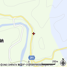 徳島県那賀郡那賀町西納下市ノ瀬周辺の地図