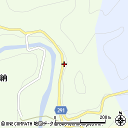 徳島県那賀町（那賀郡）西納（下市ノ瀬）周辺の地図