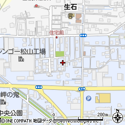 愛媛県松山市南吉田町1719-3周辺の地図