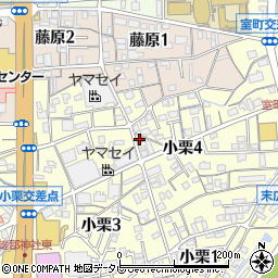 松山小栗町郵便局 ＡＴＭ周辺の地図