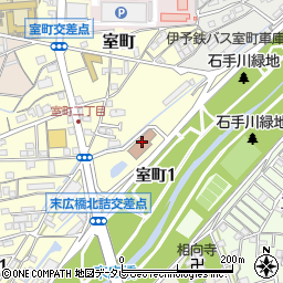 松山市清掃課周辺の地図