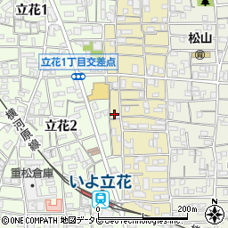 愛媛県松山市祇園町3周辺の地図