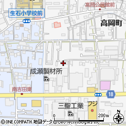パビヨン永江Ｂ周辺の地図