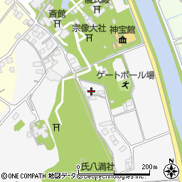福岡県宗像市田島2282周辺の地図