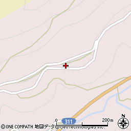 和歌山県田辺市中辺路町野中302周辺の地図