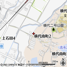 福岡県北九州市小倉南区横代南町2丁目周辺の地図