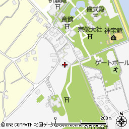 福岡県宗像市田島2290周辺の地図