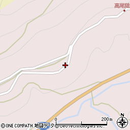 和歌山県田辺市中辺路町野中284周辺の地図