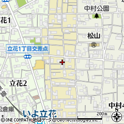 愛媛県松山市祇園町5周辺の地図