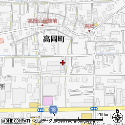 愛媛県松山市高岡町366-2周辺の地図