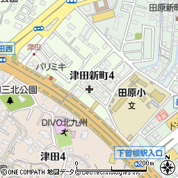 ヴィラ津田新町Ａ周辺の地図