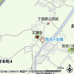 玄福寺周辺の地図
