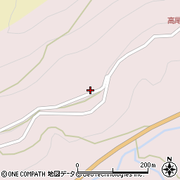 和歌山県田辺市中辺路町野中242周辺の地図