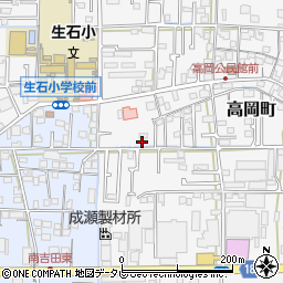 愛媛県松山市高岡町483-1周辺の地図
