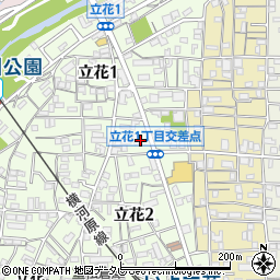 セブンイレブン松山立花１丁目店周辺の地図