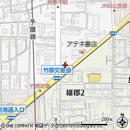 タイヤ館松山周辺の地図