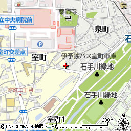 愛媛県松山市室町12周辺の地図