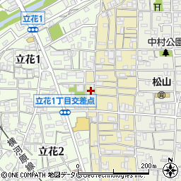 愛媛県松山市祇園町7周辺の地図