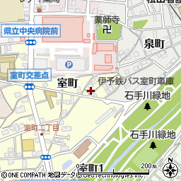 愛媛県松山市室町20周辺の地図