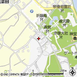 福岡県宗像市田島2318周辺の地図