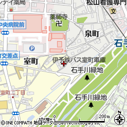 愛媛県松山市室町14周辺の地図