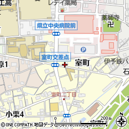 愛媛県松山市室町130周辺の地図